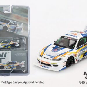 Mini GT #895: Nissan LB-Super Silhouette S15 SILVIA #555 2023 Formula Drift Japan 1:64 Blister Pack