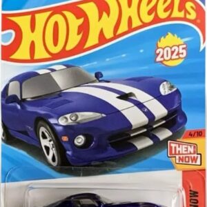 Hot Wheels '96 Dodge Viper GTS [Blue], Then & Now 4/10, 176/250, 1:64 Scale Die Cast Car