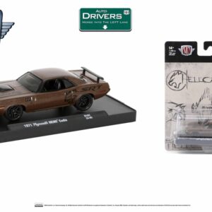 M2 Machines SRT Hellcat 1971 Plymouth HEMI Cuda Chase 1:64 Diecast. 750 Limited Worldwide